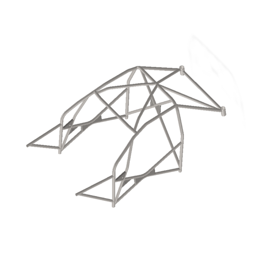 FIA gehomologeerde rolkooi voor BMW E92 M3, gelaste laskooi met verstevigingen, ontworpen voor circuit en rallysport.