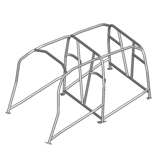 Rolkooi voor Dodge RAM (TRX), vervaardigd uit hoogwaardig 25CrMo4 staal, geschikt voor vier zitplaatsen met gordelbuizen. Eenvoudig te monteren en demonteren zonder aanpassingen aan het interieur. Gepoedercoat in kleur naar keuze. Veiligheidsoptie met kuipstoelen en geproduceerd in Nederland door VA Fabrication BV.