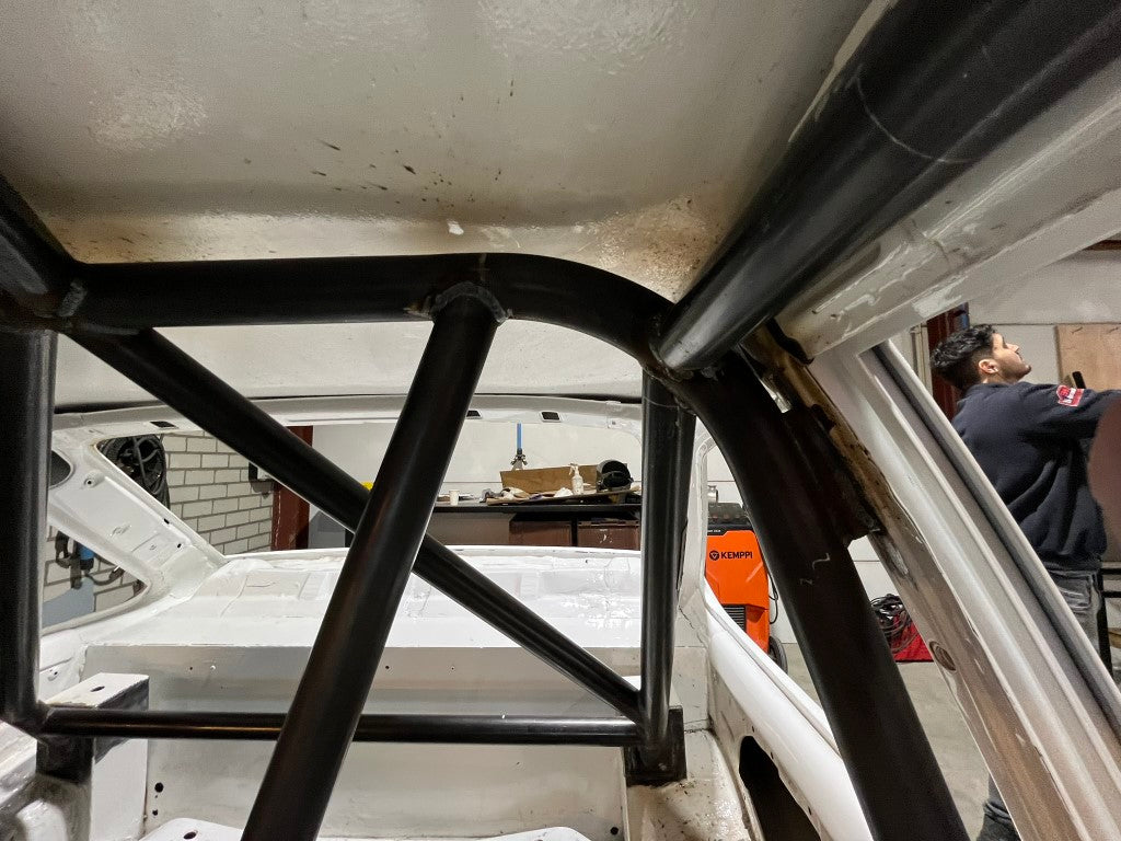 Rolkooi volgens Historische reglementen voor de Ford Escort MK2.