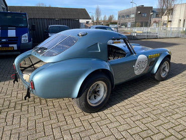 Rolkooi voor de Shelby Cobra, ontwikkeld door VA Fabrication BV.